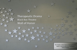 therapeutic drama black box theatre wall of honor