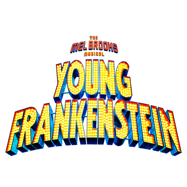 the mel brooks musical Young Frankenstein logo