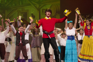 Gaston and ensemble - Beauty and the Beast NTPA - Dallas
