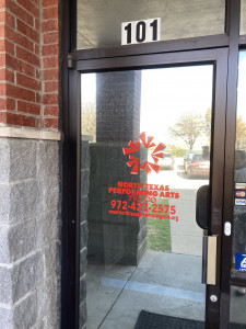 NTPA Frisco Front Door with logo decal