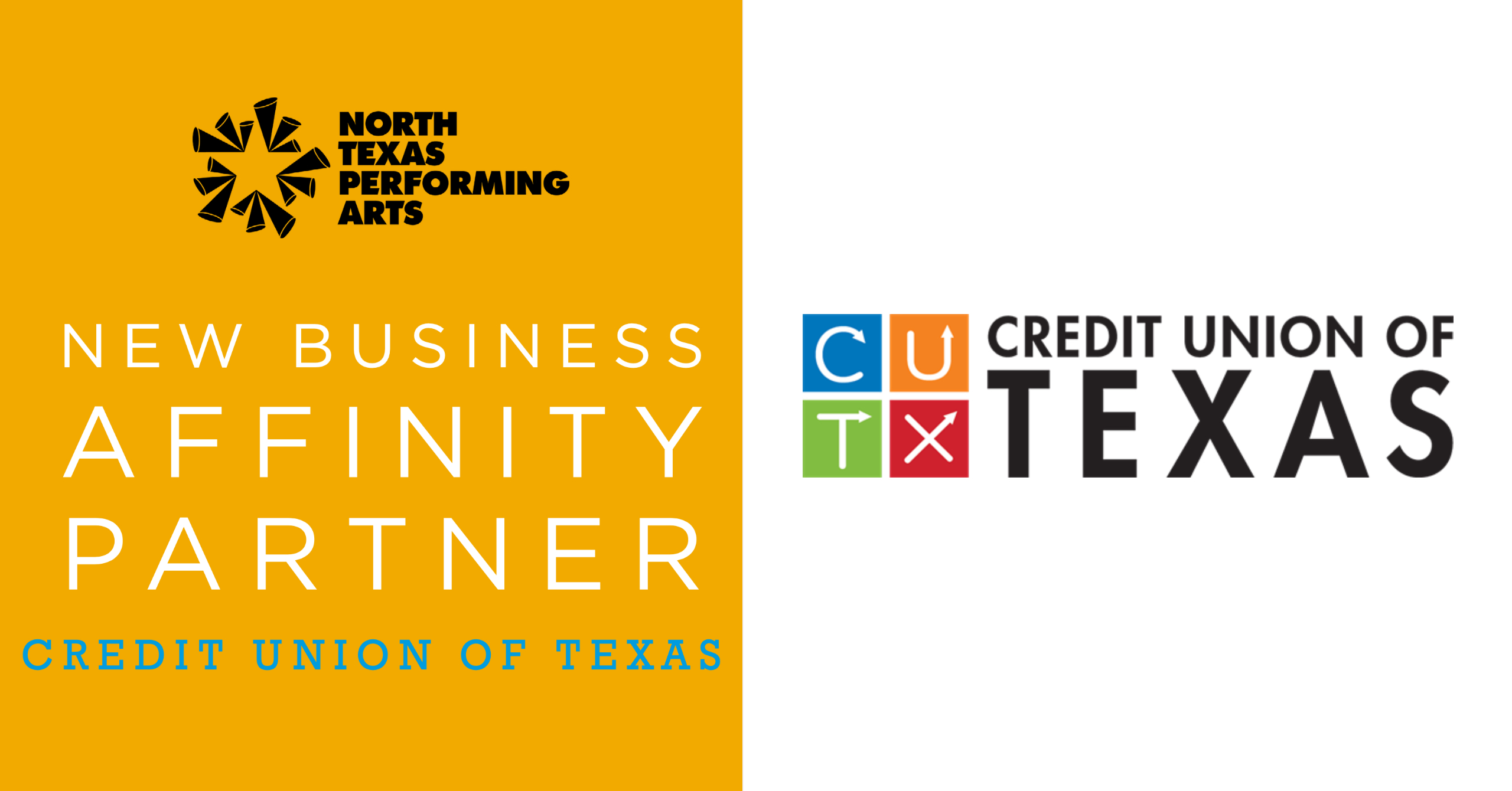 North Texas Performing Arts Announces Credit Union of Texas as Newest Business Affinity Partner