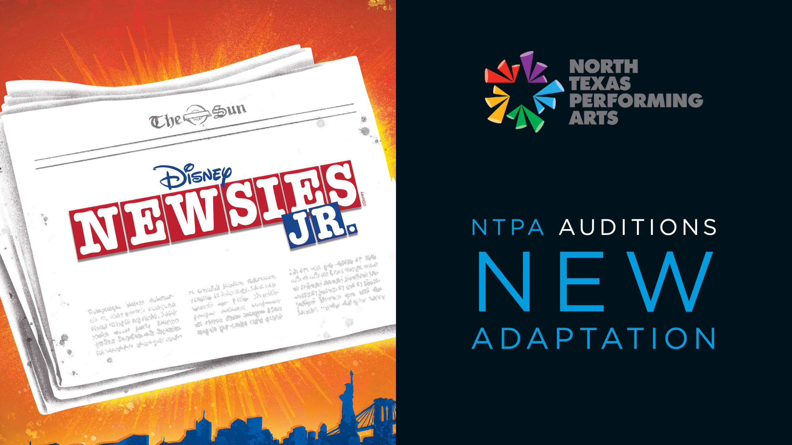 North Texas Performing Arts announces auditions for new adaptation of Newsies