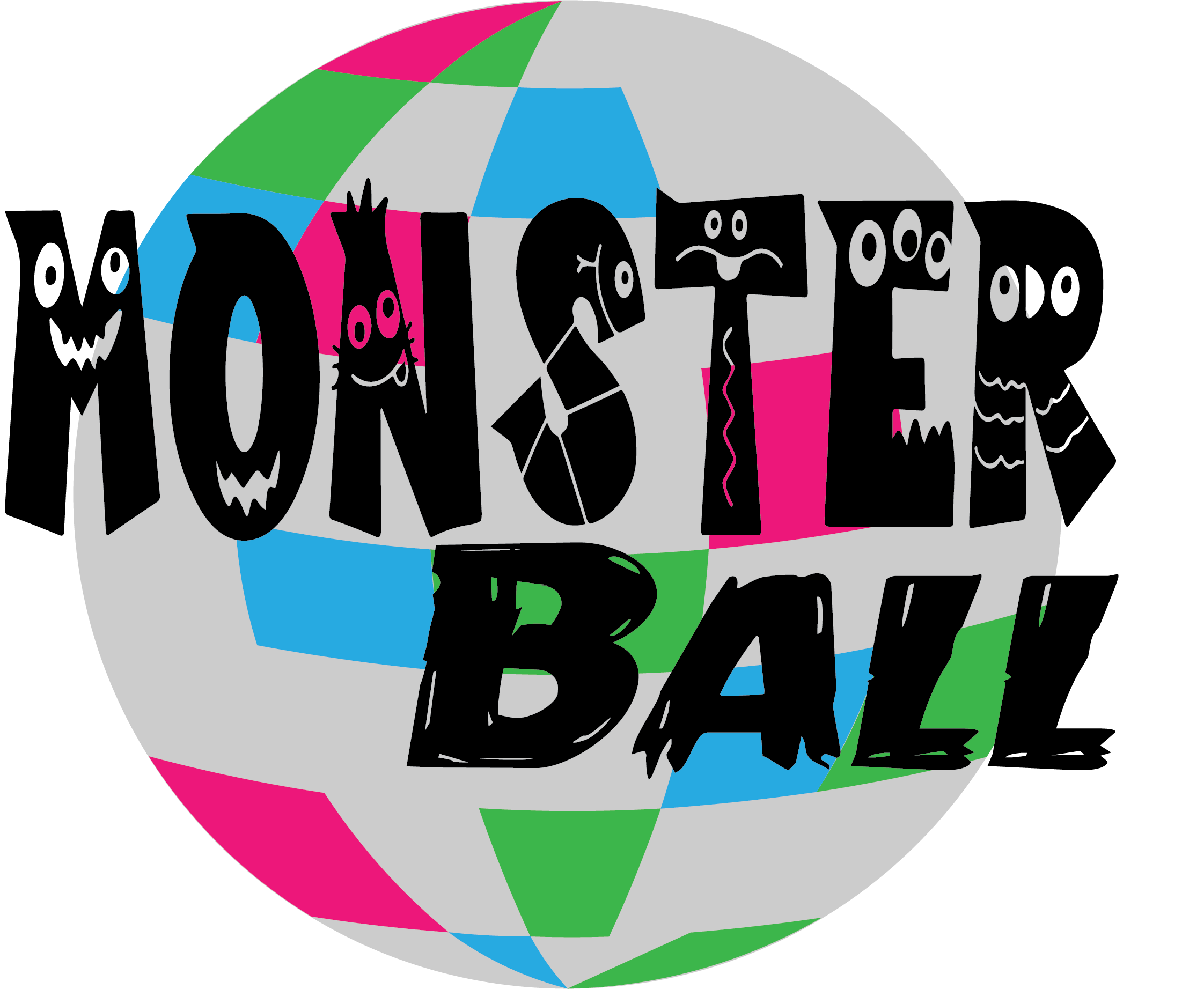 monster ball disco ball logo