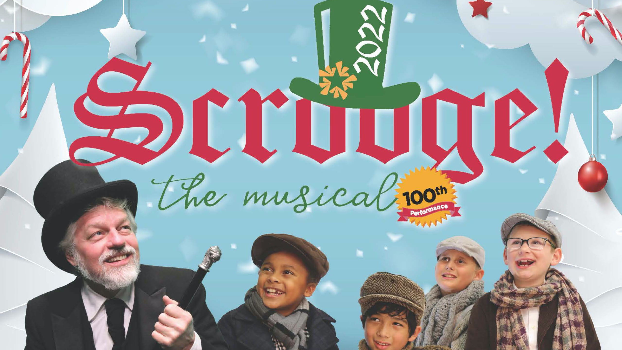 NTPA to Stage 100th Performance of Scrooge, the Musical!