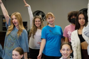 Southlake students strike a pose during Legally Blonde rehearsal
