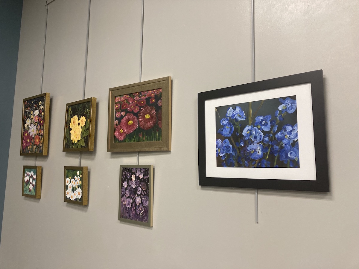 Tova Gittel Levitan artwork collection of flower paintings