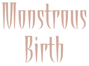 Monstrous Birth text logo