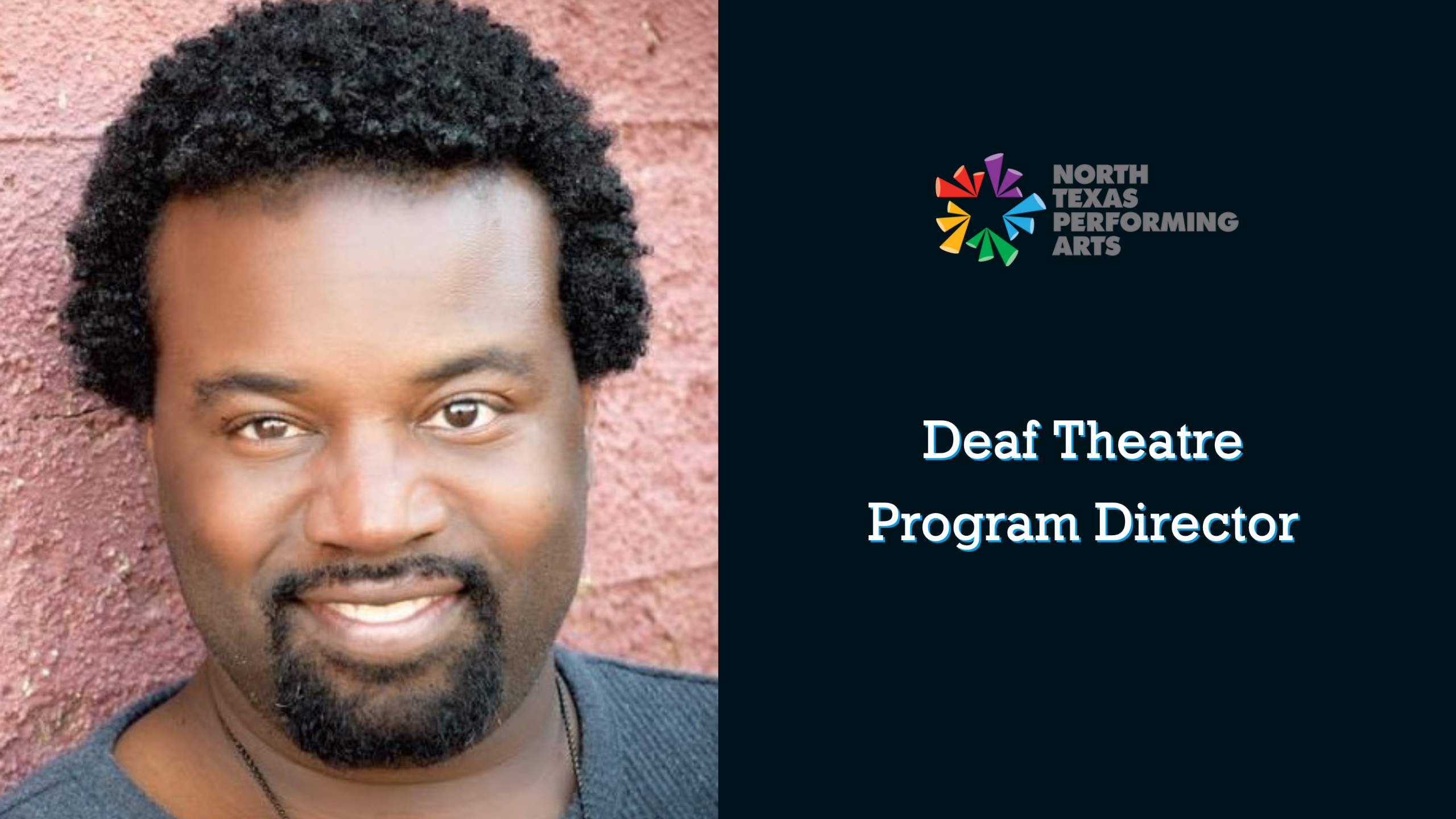 Daymond Sands deaf theatre program director