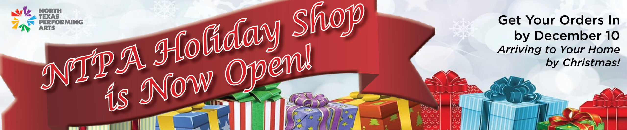 NTPA Holiday Shop Now Open. Order by December 10 to arrive by Christmas