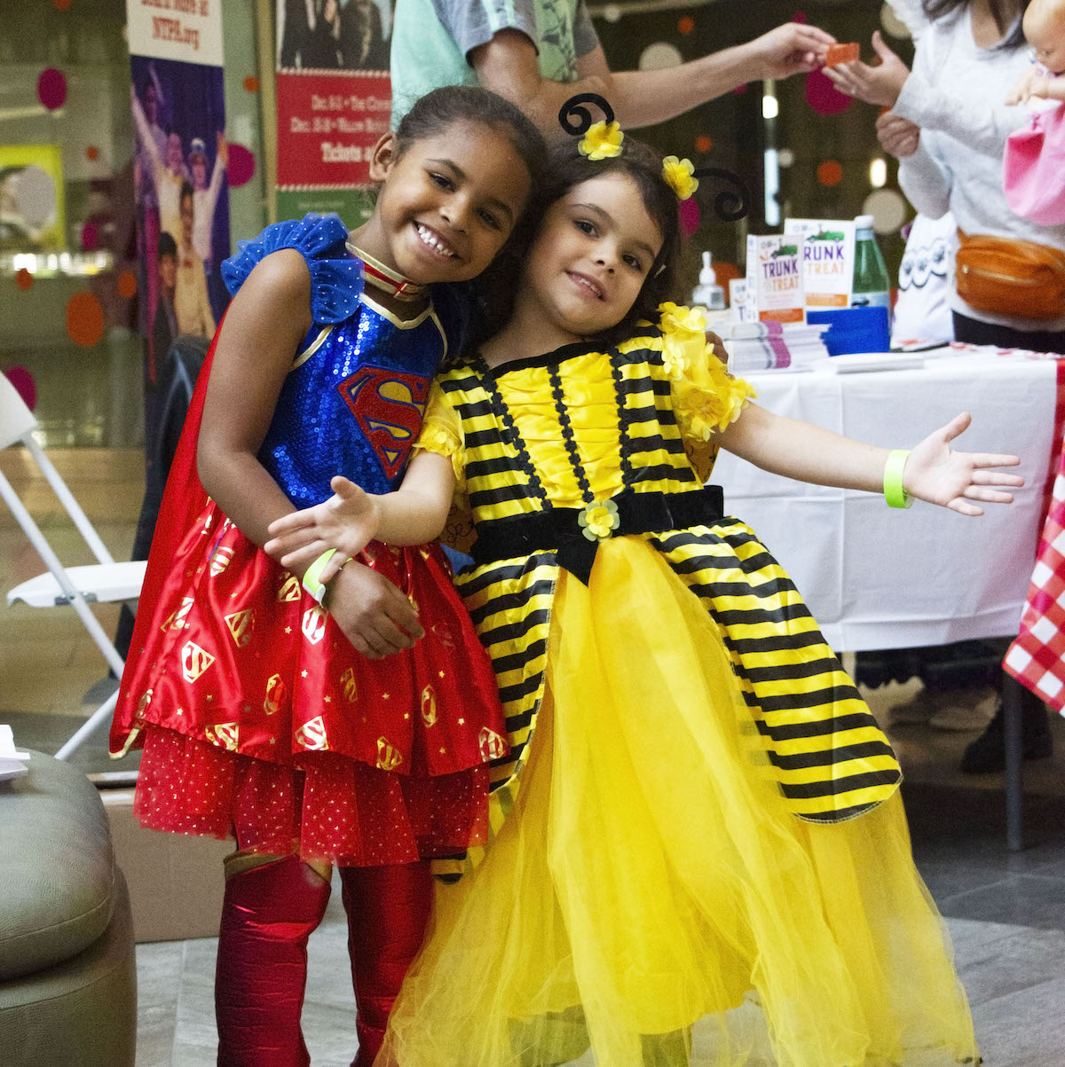 2022 Trunk or Treat super woman and bumble bee