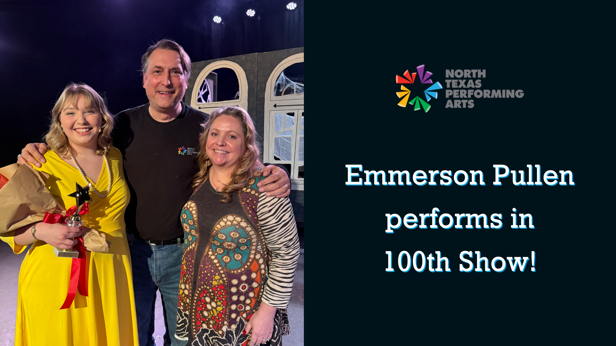 Emmerson Pullen performs in 100th show