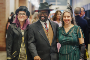 2024 Stardust Awards - NTPA Deaf Theatre Director Daymond Sands poses with volunteers