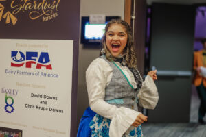2024 Stardust Awards - Collegiate Pursuits student welcomes guests