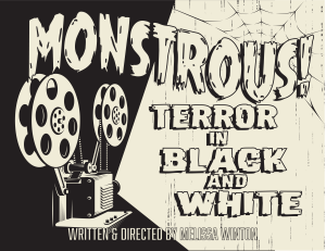 Monstrous Terror in Black and White logo