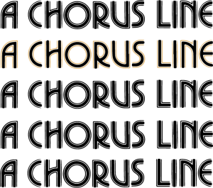 a chorus line logo