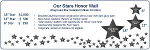 Our Stars Honor Wall