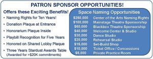 Patron Sponsor Opportunities
