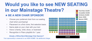 New Seating Mainstage Theatre Sponsorship